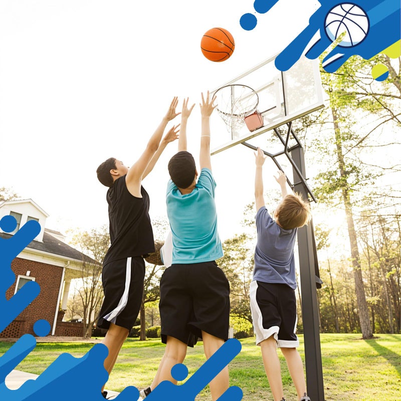 Shindel Mini Basketball, 6PCS 6.3 inches Basketballs with Pump for Birthday Gifts for Toddlers Kids, Playground Balls for Pool, Indoors, Outdoors - Image 4